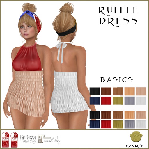 BM Ruffle Dress Basics DEMO