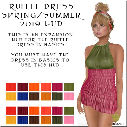 BM Ruffle Dress SS 19 HUD