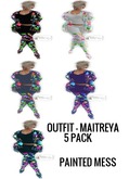 MERC - OUTFIT - PAINTED MESS - 5 PACK - MAITREYA