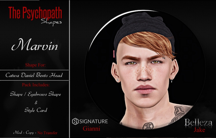 Second Life Marketplace - DEMO [ Marvin Shape ] - By. The Psychopath ...