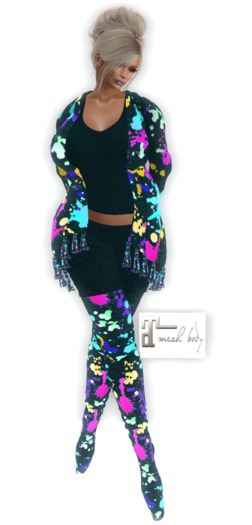 MERC - OUTFIT - GREEN - PAINTED MESS - MAITREYA