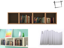 Full Perm Mesh Shelf Books Stack 2