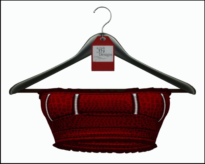 TG Ruffle Zipper Leopard Red Top