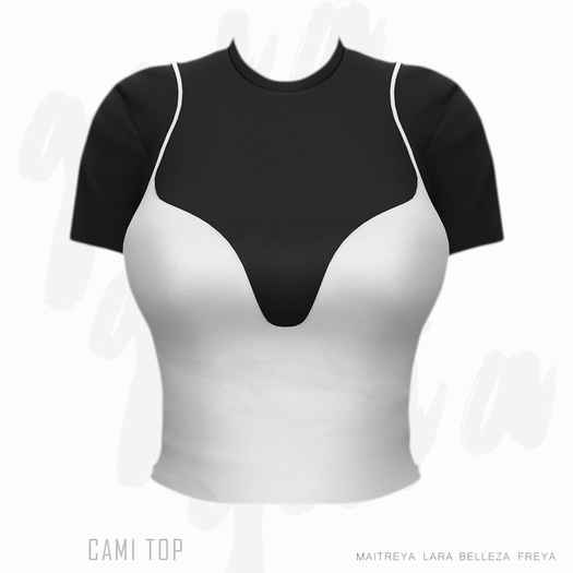 Gaia - Cami Top WHITE