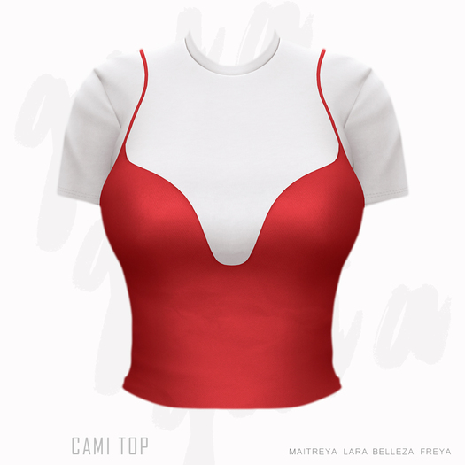 Gaia - Cami Top RED