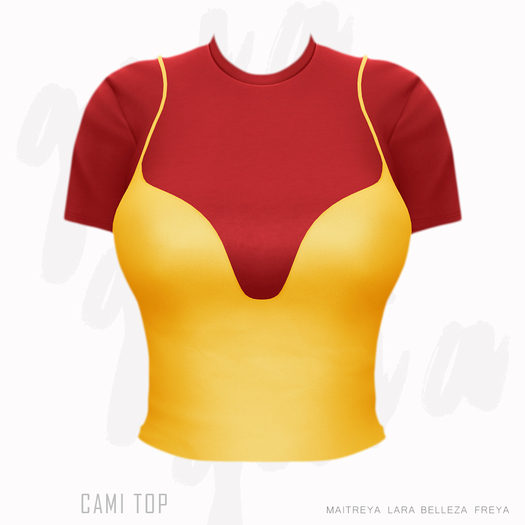 Gaia - Cami Top ORANGE