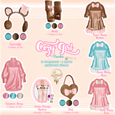 Luas Cozy Girl Pullover Dress Blue