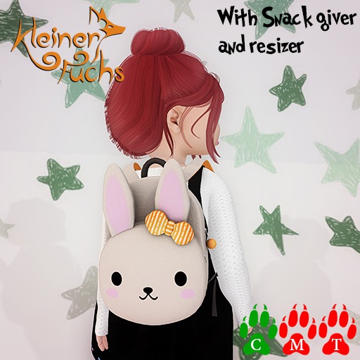 *KF* Bunny Back Pack - milk