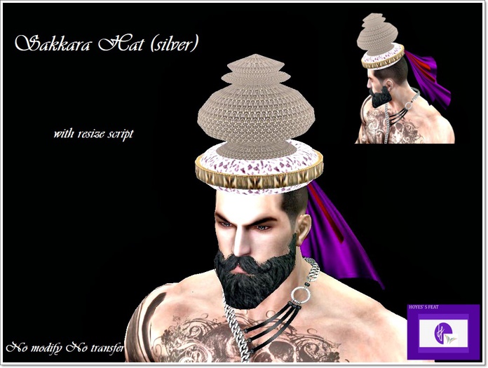 SAKKARA HAT (silver) #1.5.3 Vendor MP