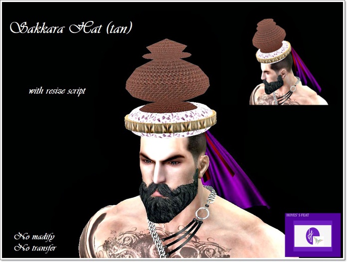 SAKKARA HAT (tan) #1.5.3 Vendor MP
