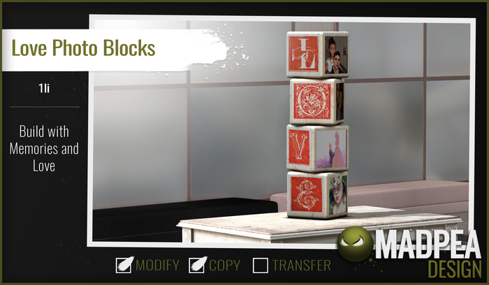 MadPea Love Photo Blocks (add)