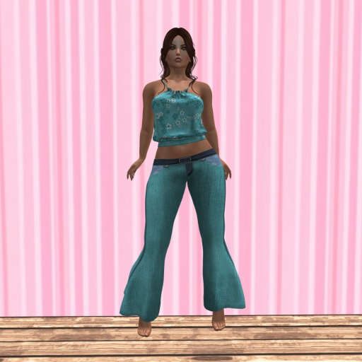 Julie Top/Pants Teal