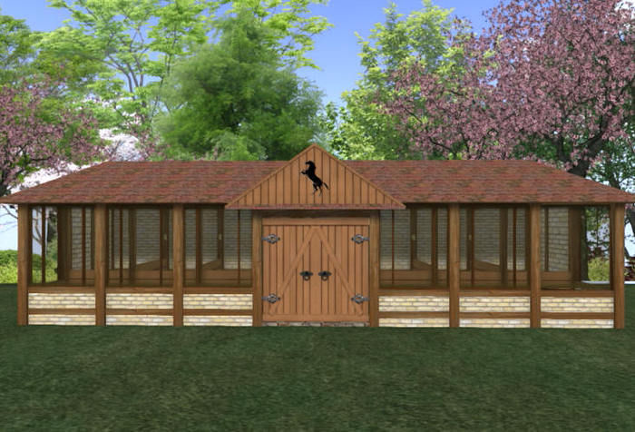 HORSE STABLE - YELLOW BRICKS - copy - no mod/no transfer