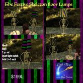 Festive Skeleton floor Lamps-crate