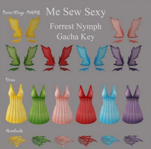 *MSS* Forrest Nymph Dress Rose
