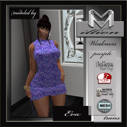 Weakness purple dress  (bagged)