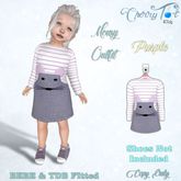 *Cherry Tot* BEBE/TDB FItted Mousy Outfit Purple