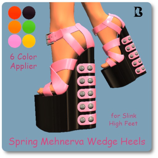 Blackburns Spring Mehnerva Platform Heels 6Colors Slink