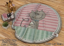 || When I'm Bored || Round Mesh Rug || Kids Cat Rug || 2LI
