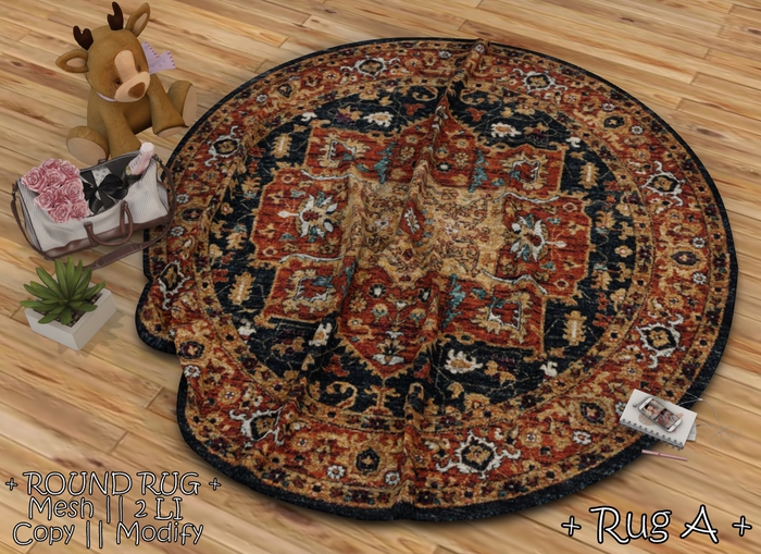 || When I'm Bored || Round Mesh Rug || Rug A || 2 LI 