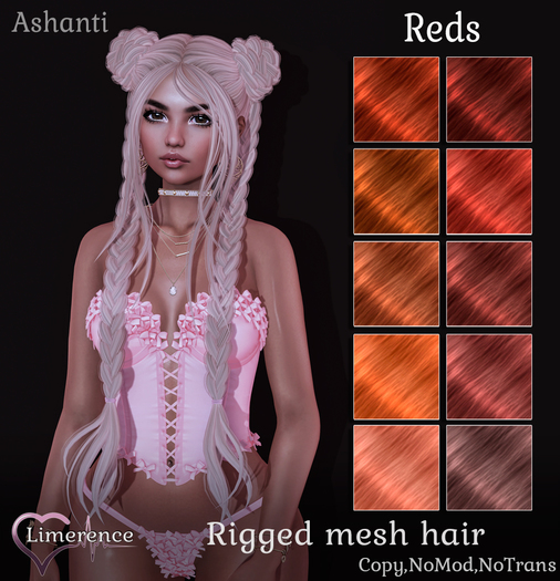 {Limerence} Ashanti hair-Reds