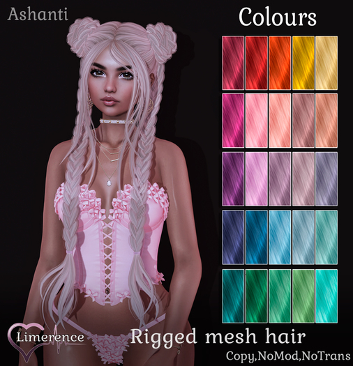 {Limerence} Ashanti hair-Colours
