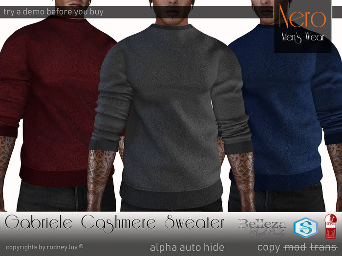 Nero - Gabriele Sweater (FATPACK)