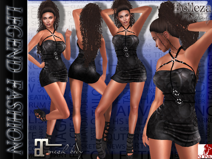 ~LEGEND~ 59 MINI DRESS (Maitreya, Belleza, Slink)