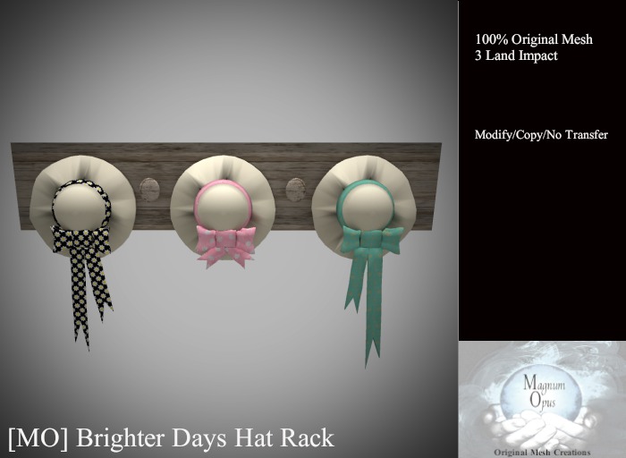 [MO] Brighter Days Hat Rack (Boxed)