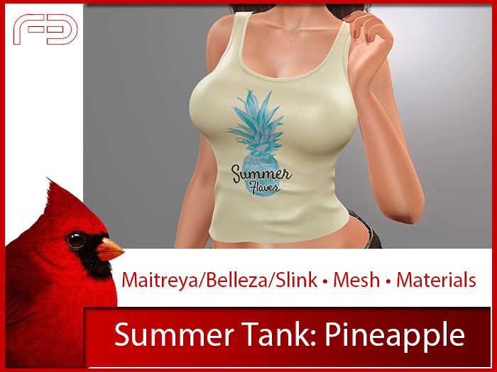 [FB] Summer Tank: Pineapple (Boxed)