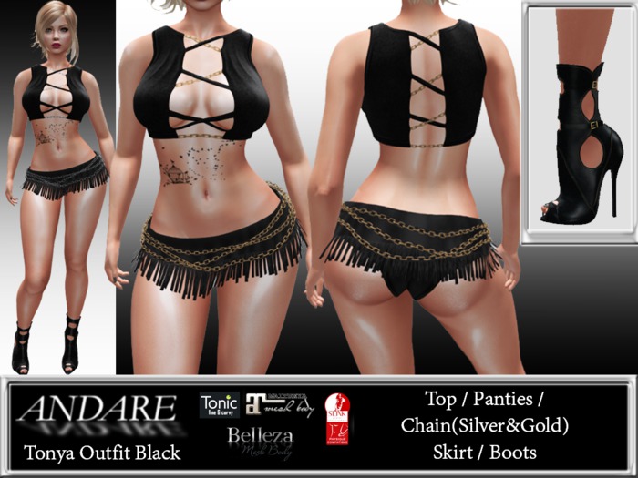 Andare - Tonya Outfit Black DEMO