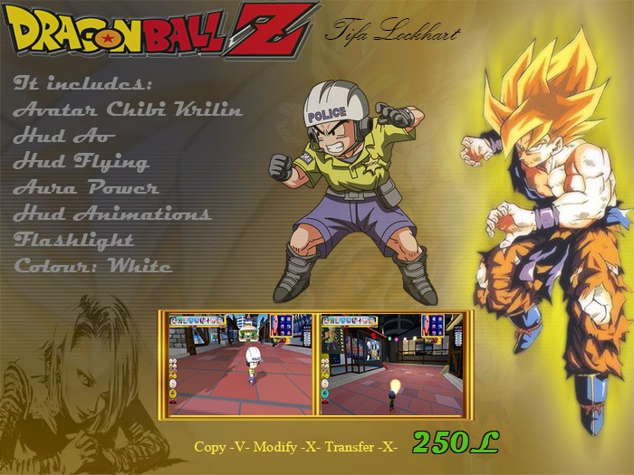 DBZ (Chibi Krilin Police) Color "White"