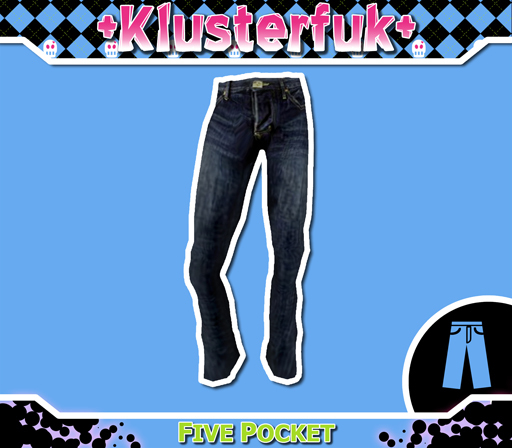 WC:: 5 Pocket Jean [Dark]