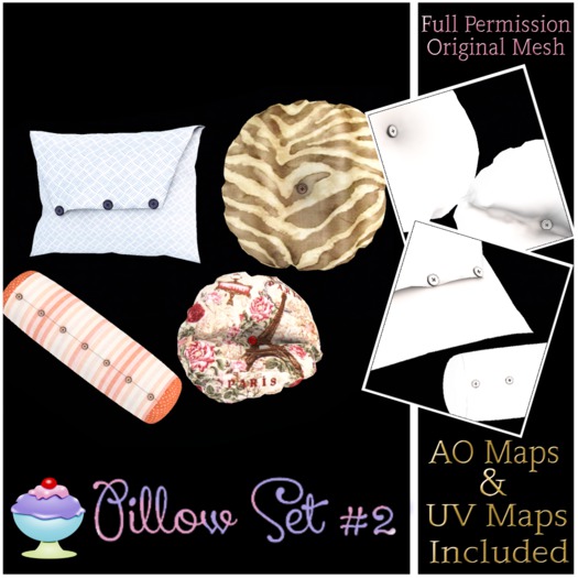 [Sherbert] Full perm Pillow Set #2 (ADD TO UNPACK)