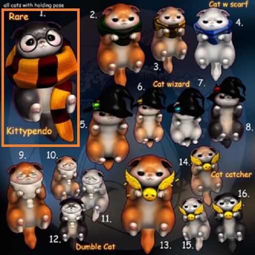 1.Yokai - Fluffy magic - Kittypendo RARE