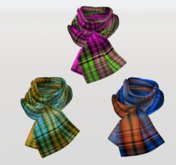 Neck Scarves - 3 Plaid - Rigged and Unrigged