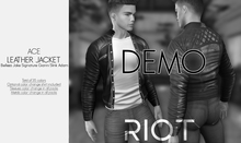 RIOT / Ace Leather jacket - DEMO | Jake / Gianni / Slink / Adam