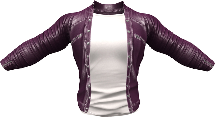 RIOT / Ace Leather jacket - Plum | Jake / Gianni / Slink / Adam
