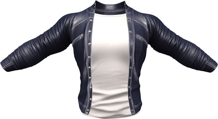 RIOT / Ace Leather jacket - Prussian | Jake / Gianni / Slink / Adam