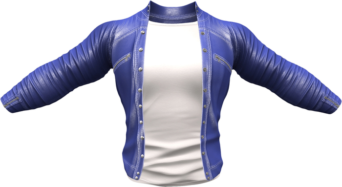 RIOT / Ace Leather jacket - Royal | Jake / Gianni / Slink / Adam