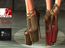 Santino Design-Transparent High Heel-Beige