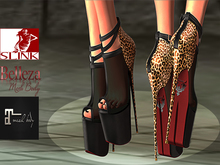 Santino Design-Transparent High Heel-Black