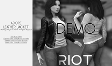 RIOT / Adore Leather Jacket - DEMO | Maitreya / Belleza / Slink