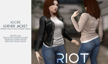 RIOT / Adore Leather Jacket - FATPACK | Maitreya / Belleza / Slink