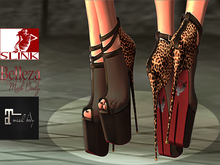 Santino Design-Transparent High Heel-Brown