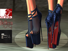 Santino Design-Transparent High Heel-Nightblue