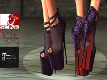 Santino Design-Transparent High Heel-Violet