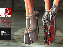 Santino Design-Transparent High Heel-White