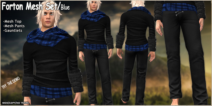 Forton Mesh Set T.E.D./Blue