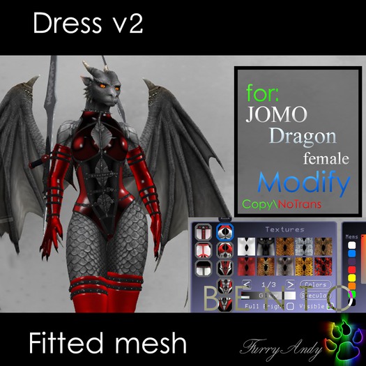 Furry Andy - Dress v2 for Jomo Dragon Female